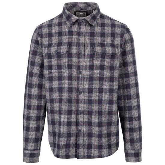 Chemise Motif/style À Carreaux PORTLAW Homme (Gris / Bleu)