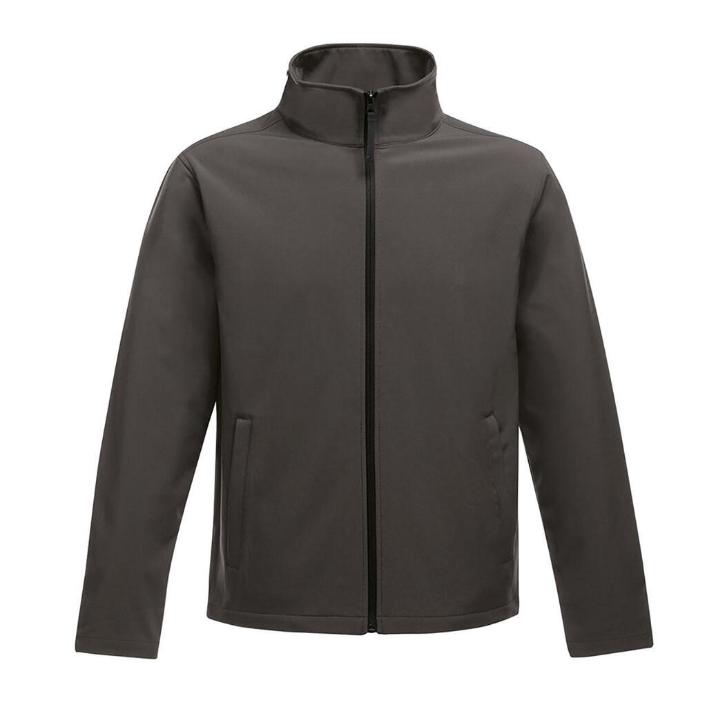 Mens Ablaze Printable Softshell Jacket (Seal Grey/Black)