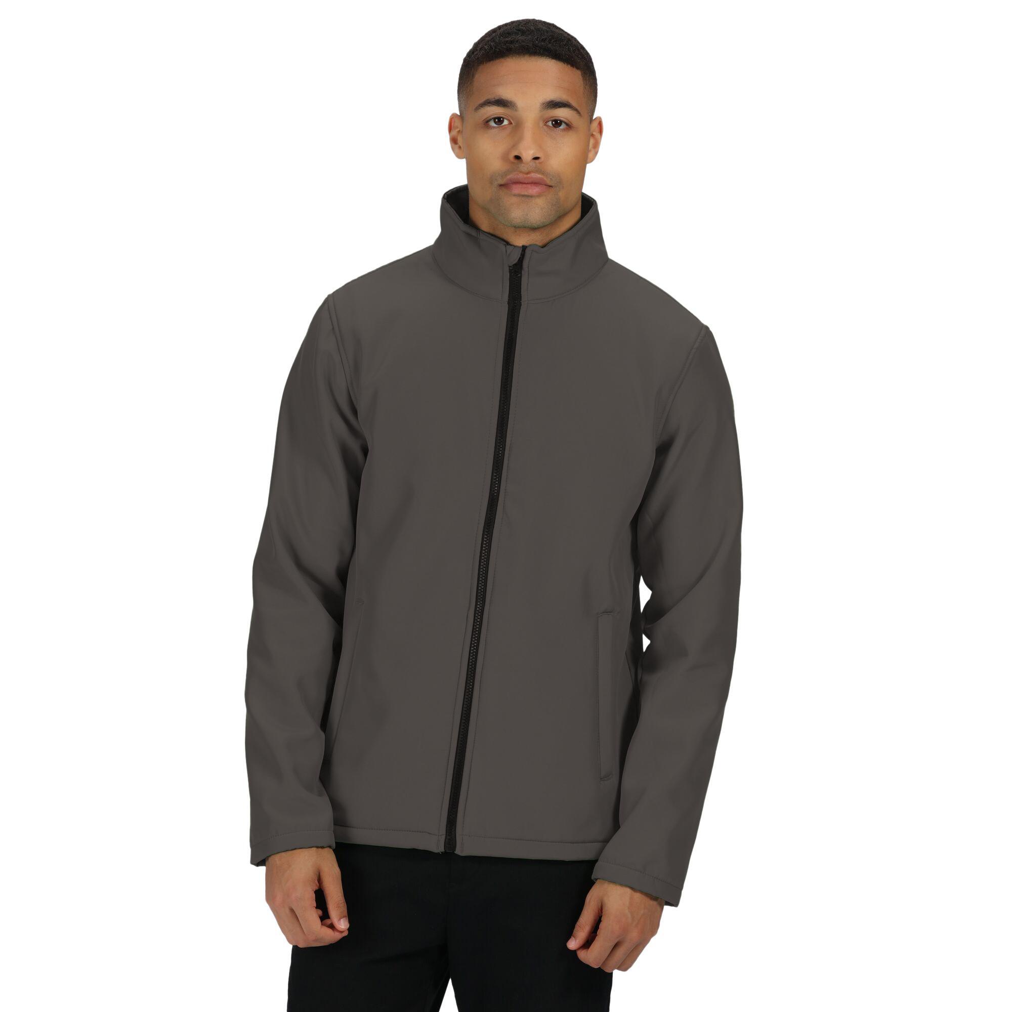 Veste Softshell ABLAZE Homme (Gris Foncé/noir) 3/4