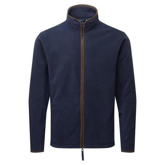 Veste Polaire ARTISAN Homme (Bleu Marine / Marron)