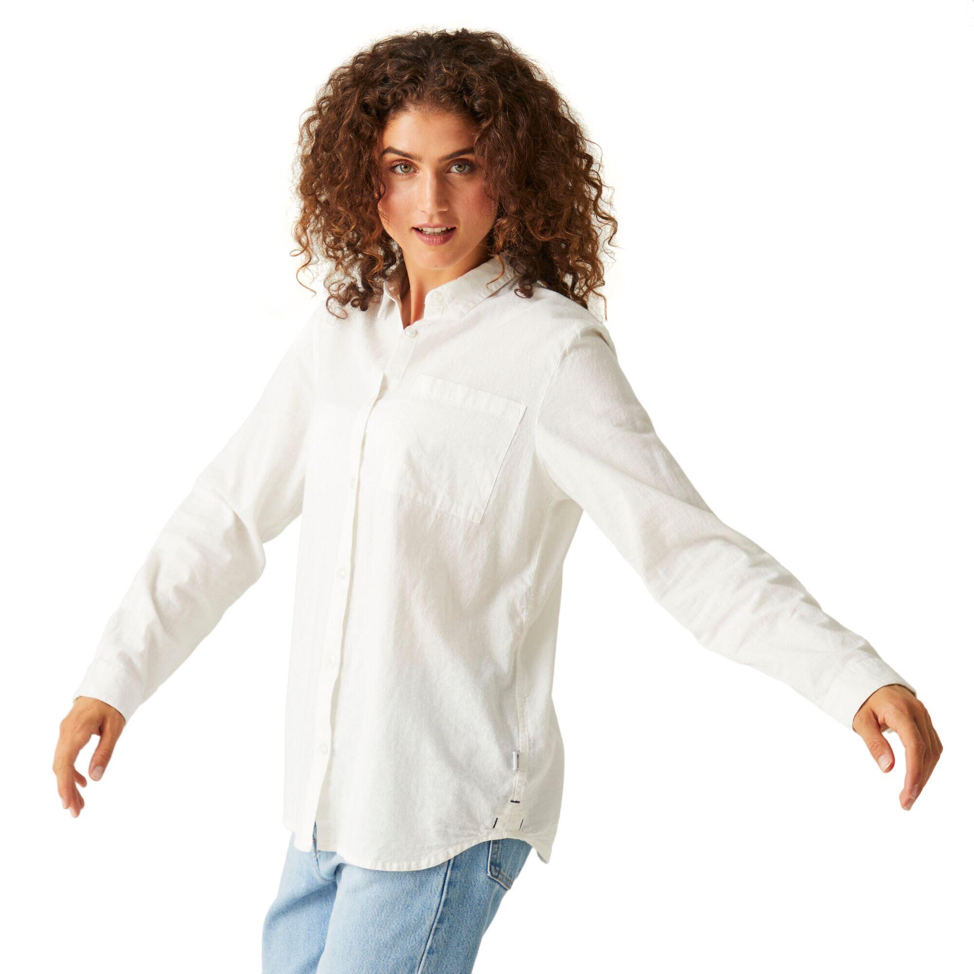 Dames Primevere Shirt (Wit) 4/5