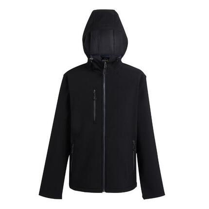 Veste Softshell NAVIGATE Homme (Noir / Orange Vif)