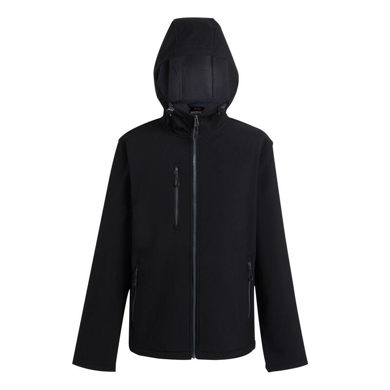 Jacheta Soft Shell Drumeții În Natură Regatta Navigate 2 Strat Bărbați
