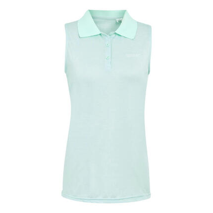 Polo Sans Manches TIMA Femme (Turquoise)