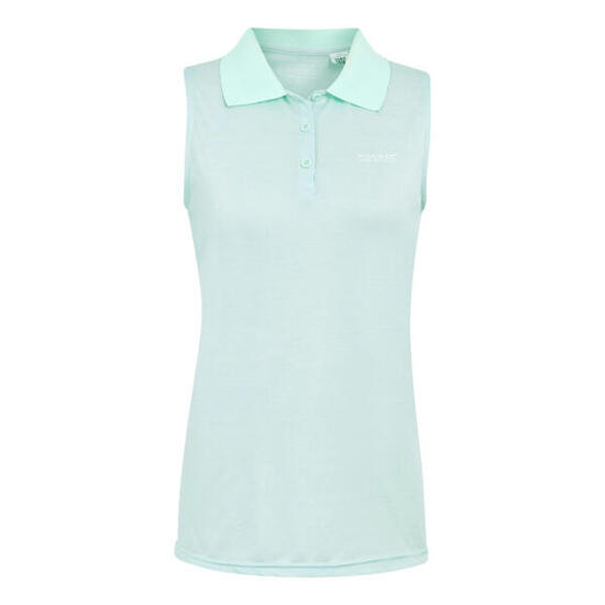 Polo Sans Manches TIMA Femme (Turquoise)