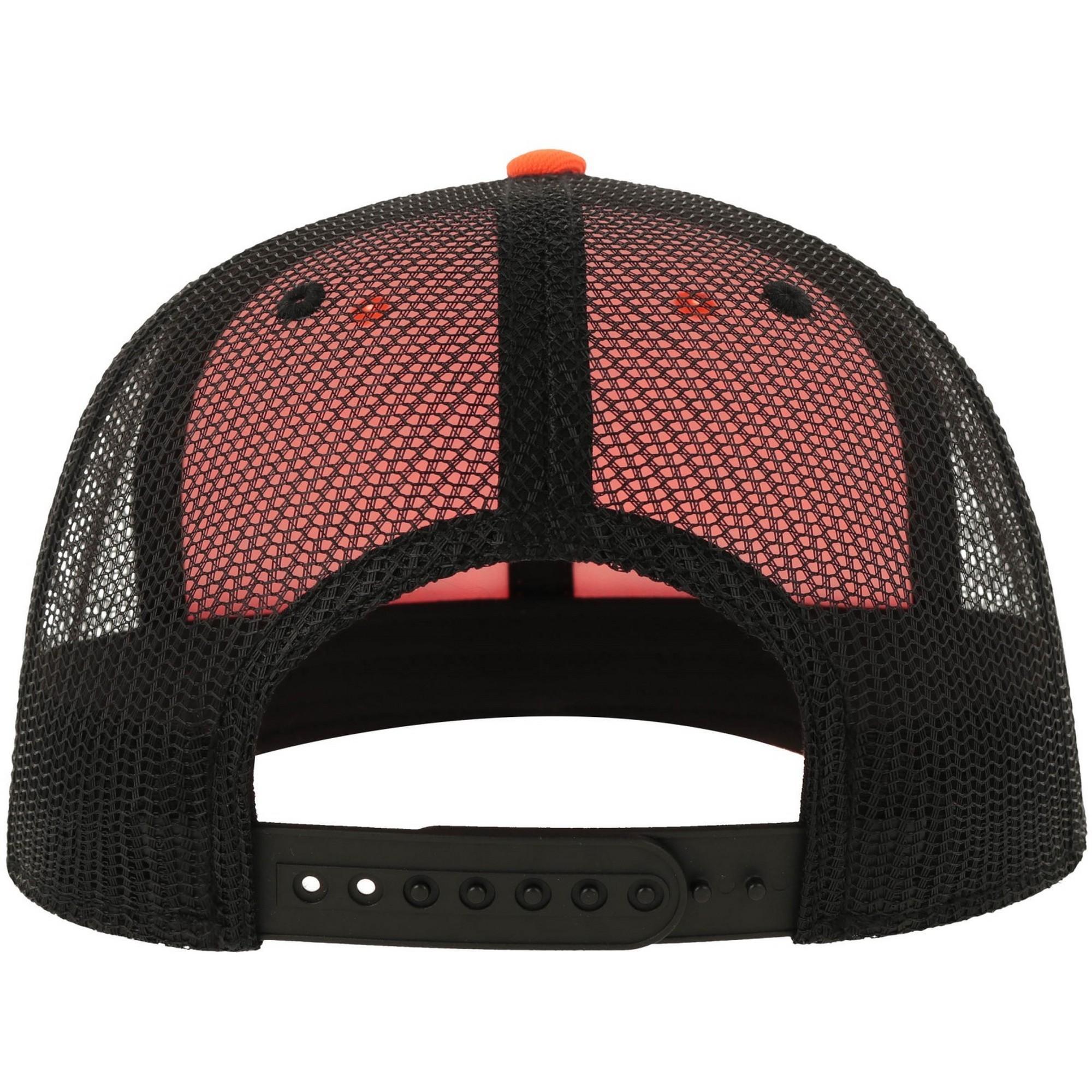 Casquette Trucker Adulte (Orange / Noir) 2/3