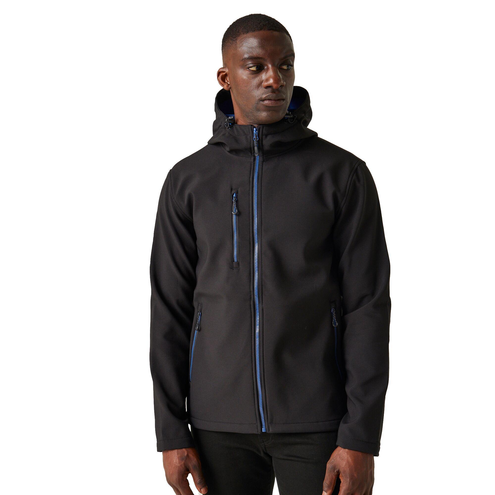 Veste Softshell NAVIGATE Homme (Noir / Bleu Roi) 3/4
