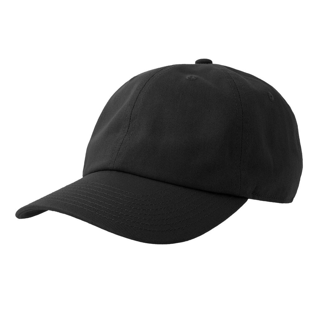 Unisex Adult Dad 6 Panel Baseball Cap (Black)