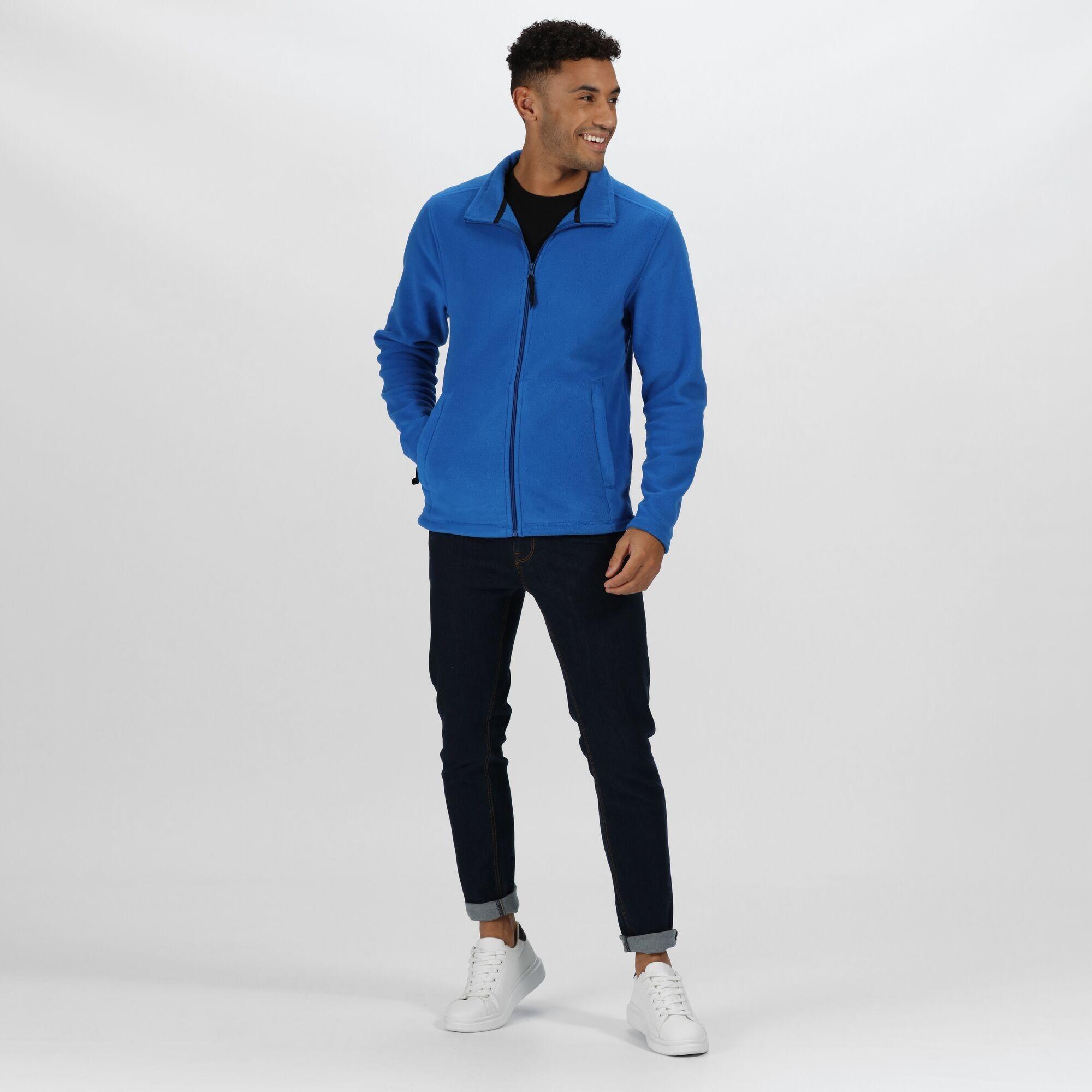 Giacca Tinta Unita In Micro Pile Uomo Regatta Blu Oxford 4/5