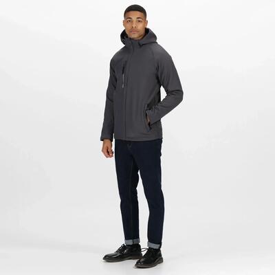 Heren repeller xpro softshell jacket (afdichting grijs)