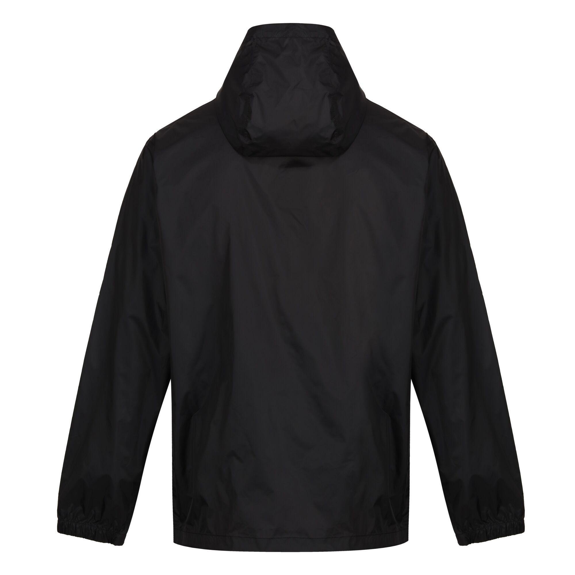 Regenjacke Pro Packaway Herren Schwarz 2/4