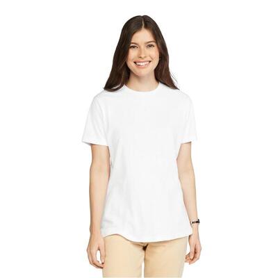 Maglietta Semplice Donna Gildan Softstyle Bianco