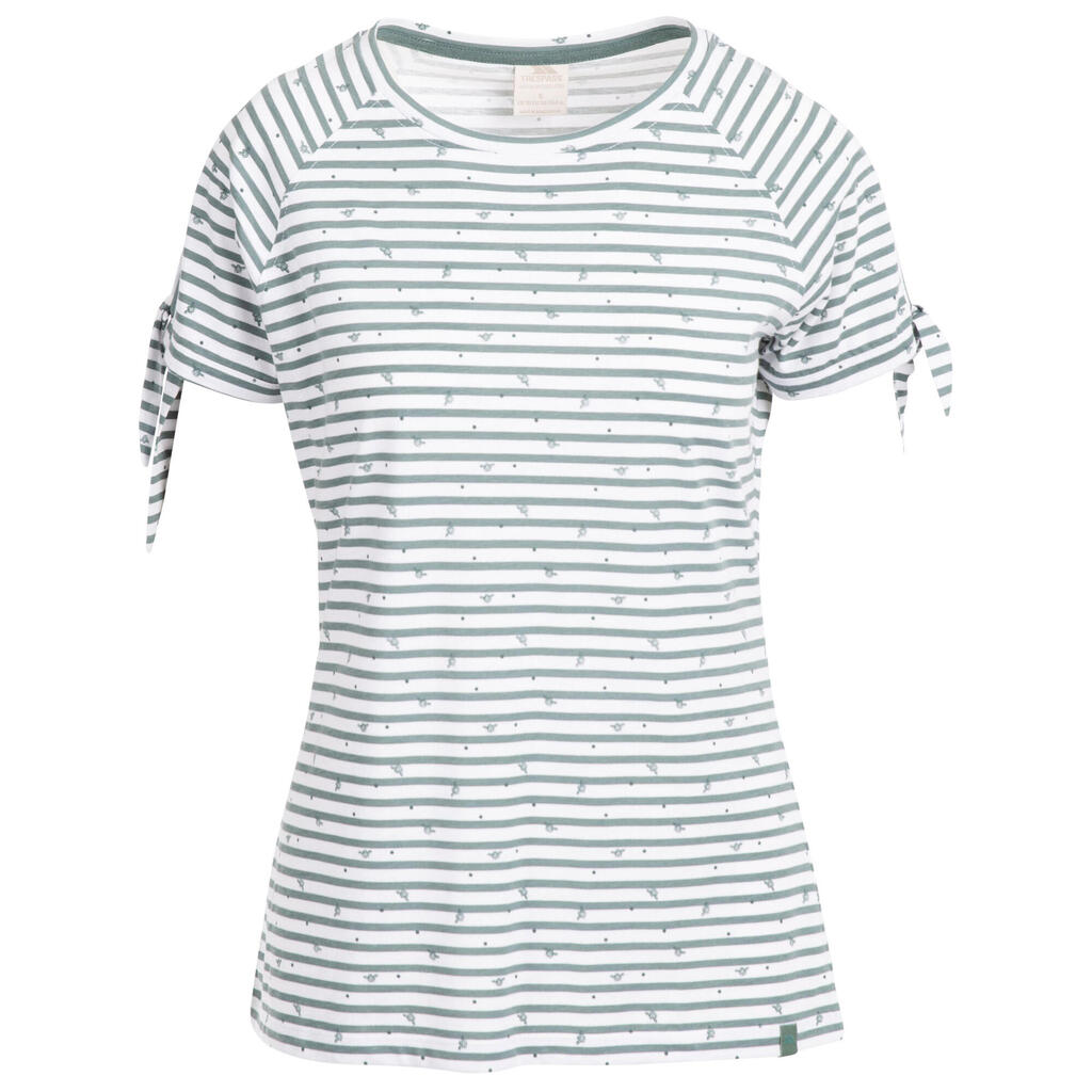 Womens/Ladies Penelope TShirt (Teal Mist Stripe)