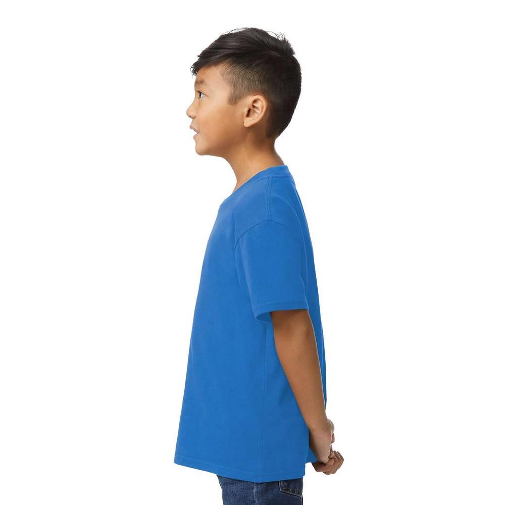 Maglietta Tocco Leggero Bambini Gildan Blu Reale 3/3