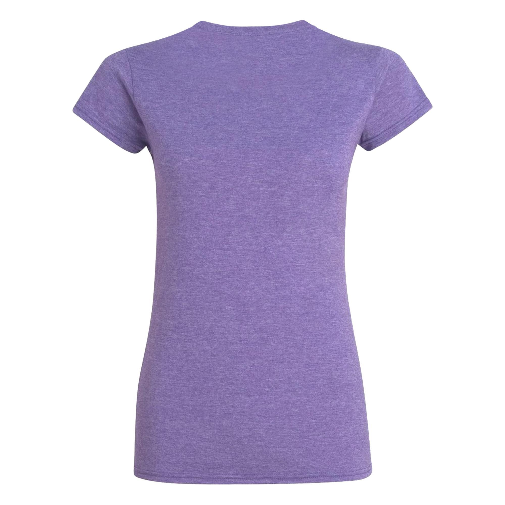 Tshirt SOFTSTYLE Femme (Violet) 2/2