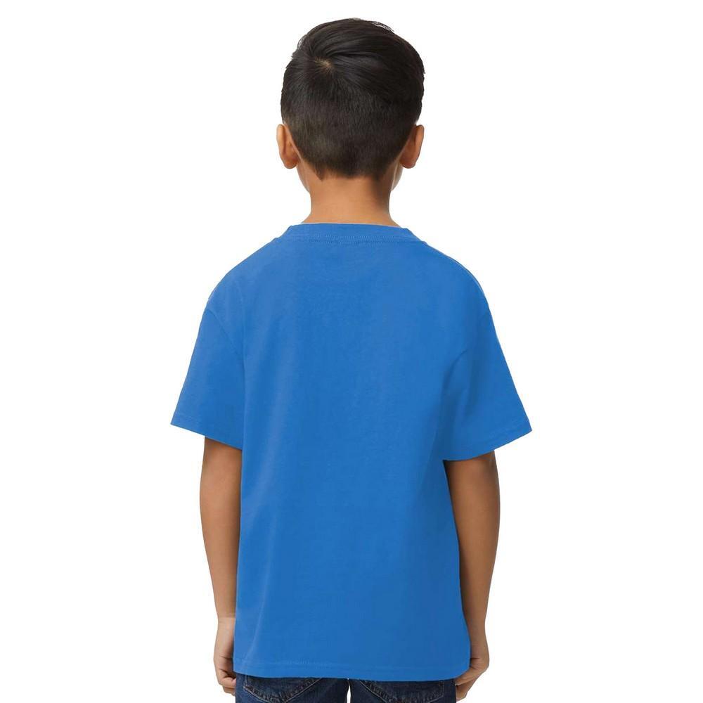 Maglietta Tocco Leggero Bambini Gildan Blu Reale 2/3