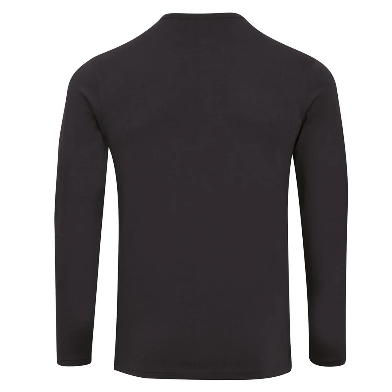 Camiseta Long John para Hombre Negro 2/4
