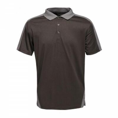 Herencontrast coolweave polo shirt (marine/nieuw koninklijk)