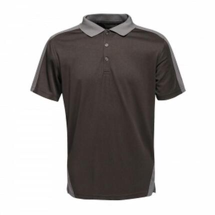 Polo CONTRAST Homme (Noir / Gris)