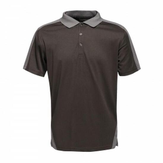 Polo CONTRAST Homme (Noir / Gris)
