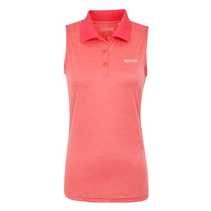 Polo Sans Manches TIMA Femme (Pêche Foncée)