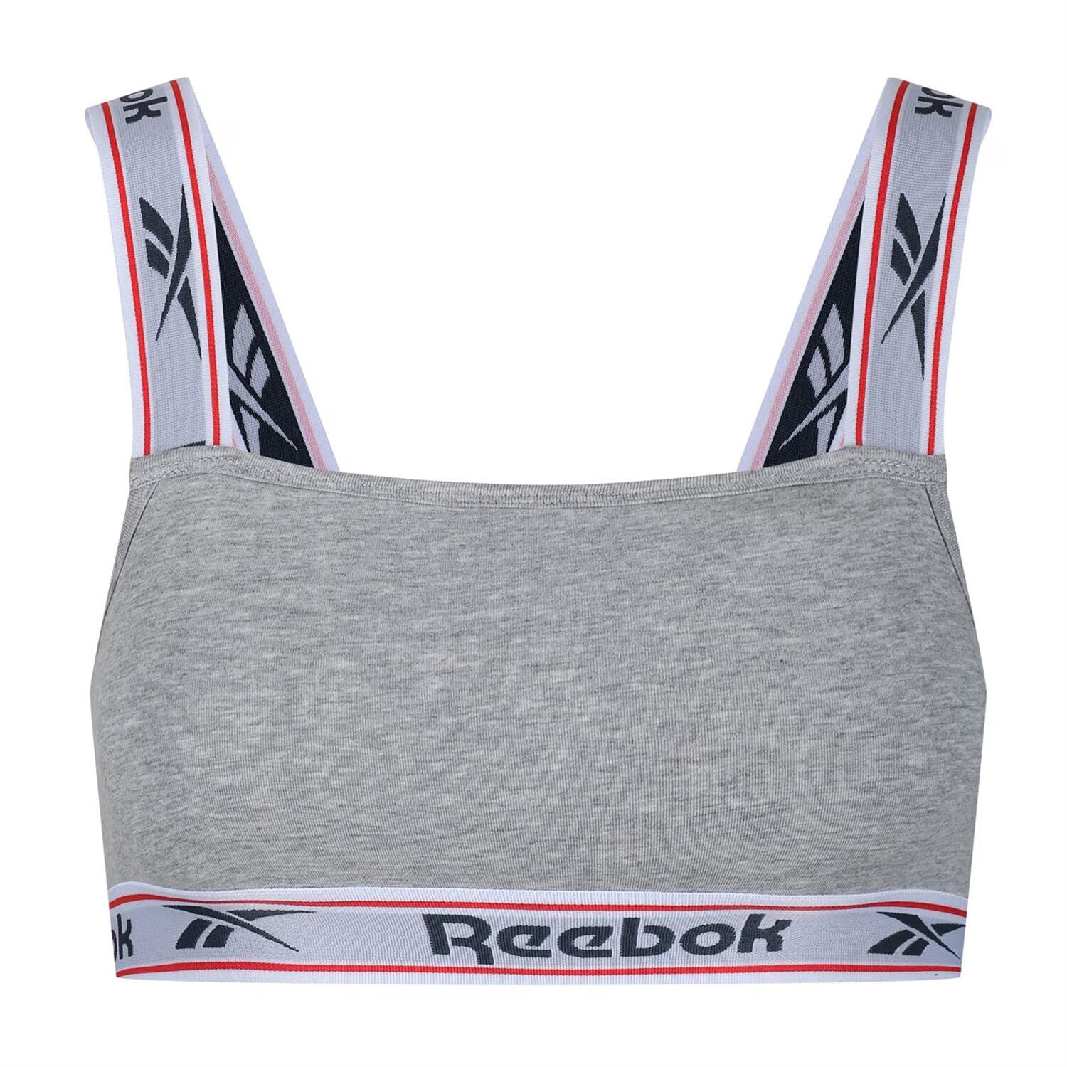Reebok - Brassière De Sport Krystal Femme (gris Chiné) - T-shirt Sans Manche - Gris - 40 M - Decathlon
