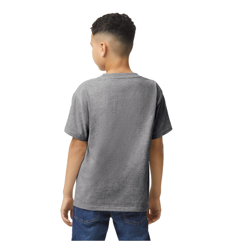 Tshirt SOFTSTYLE Enfant (Graphite Chiné) 2/2