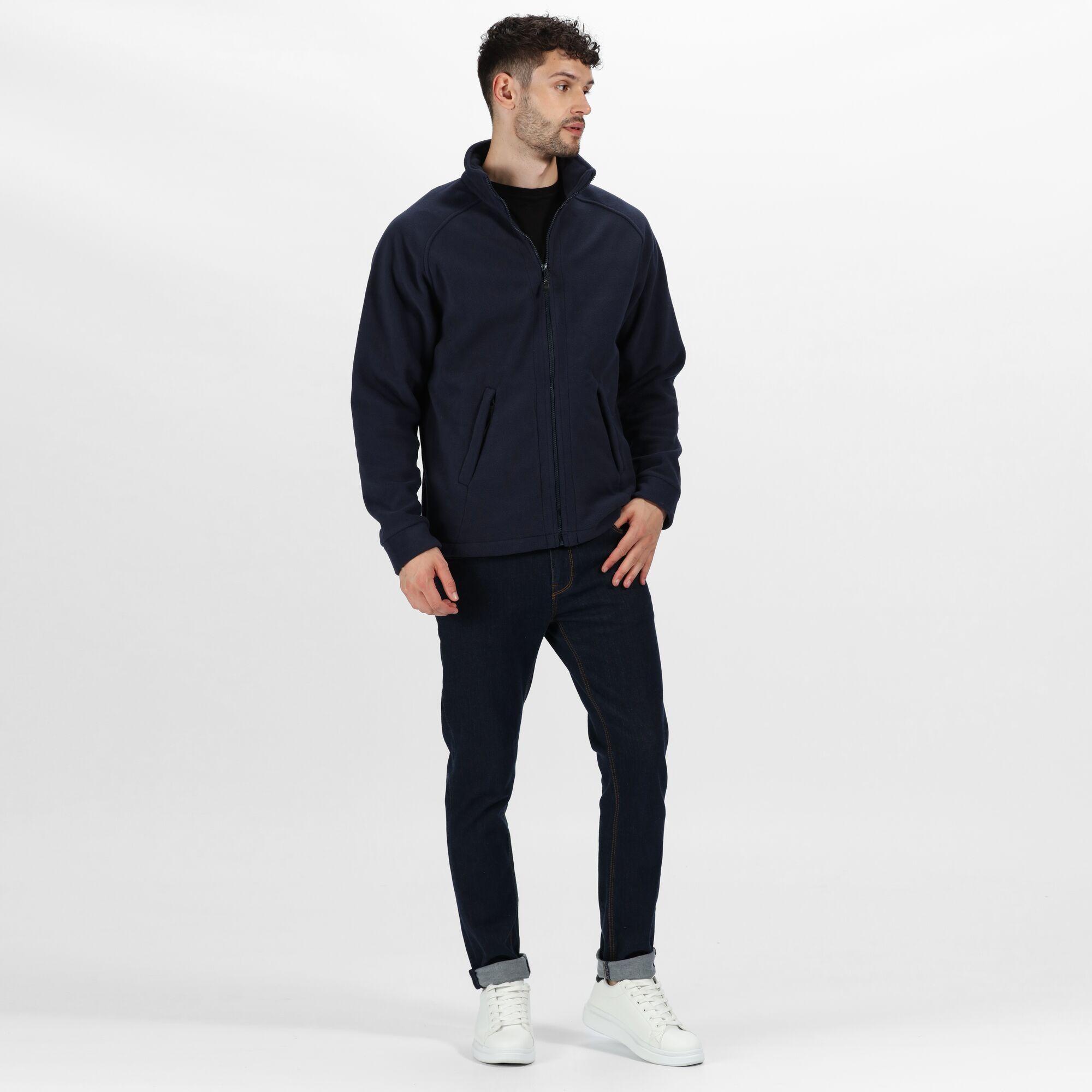 Sigma Symmetry Fleece Jacke, AntiPilling Damen und Herren Dunkles Marineblau 2/5