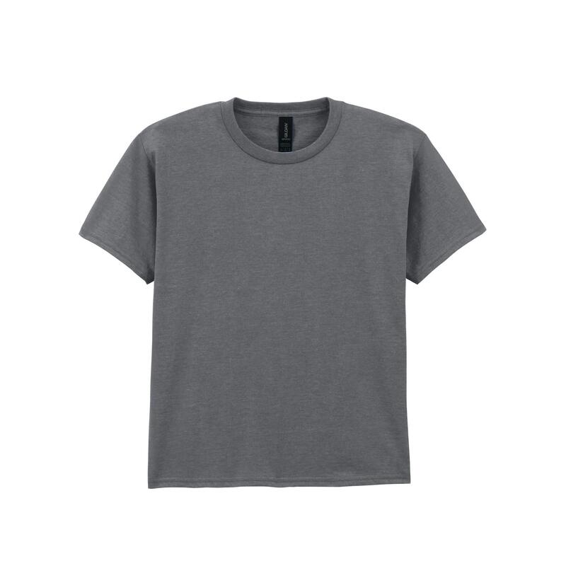 Camiseta Softstyle para Niños/Niñas Grafito Jaspeado