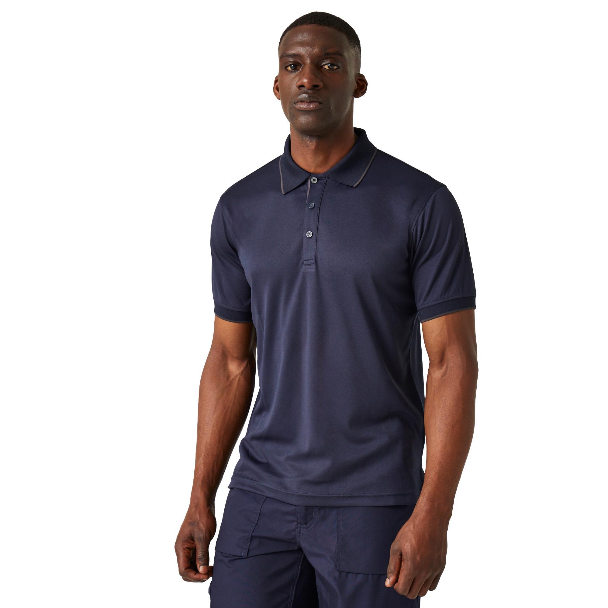 Polo NAVIGATE Homme (Bleu Marine / Gris Phoque) 3/5