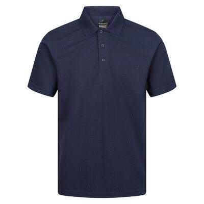 Heren pro 65/35 poloshirt met korte mouwen (marine)