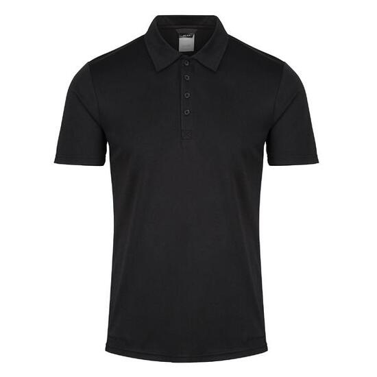 Honestly Made" Poloshirt, recyceltes Material für Herren Schwarz