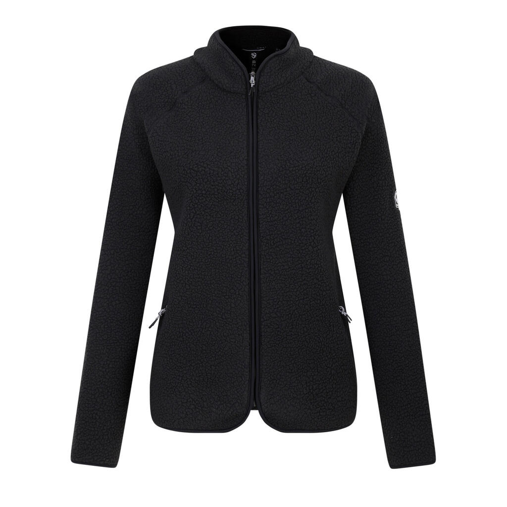 Womens/Ladies Excursion Fleece Jacket (Black)