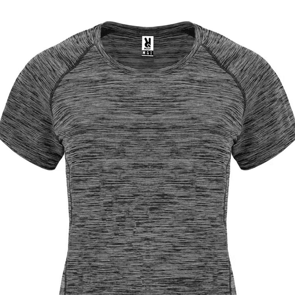 Dames Austin TShirt (Zwart gemêleerd) 2/2