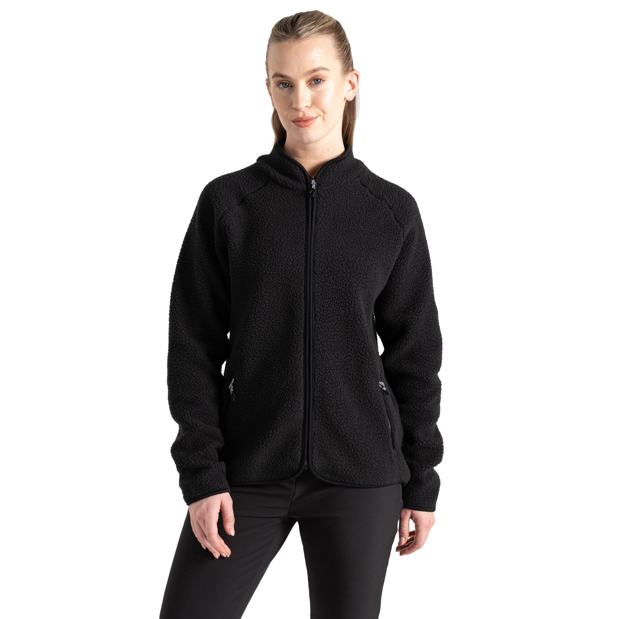Womens/Ladies Excursion Fleece Jacket (Black) 4/5