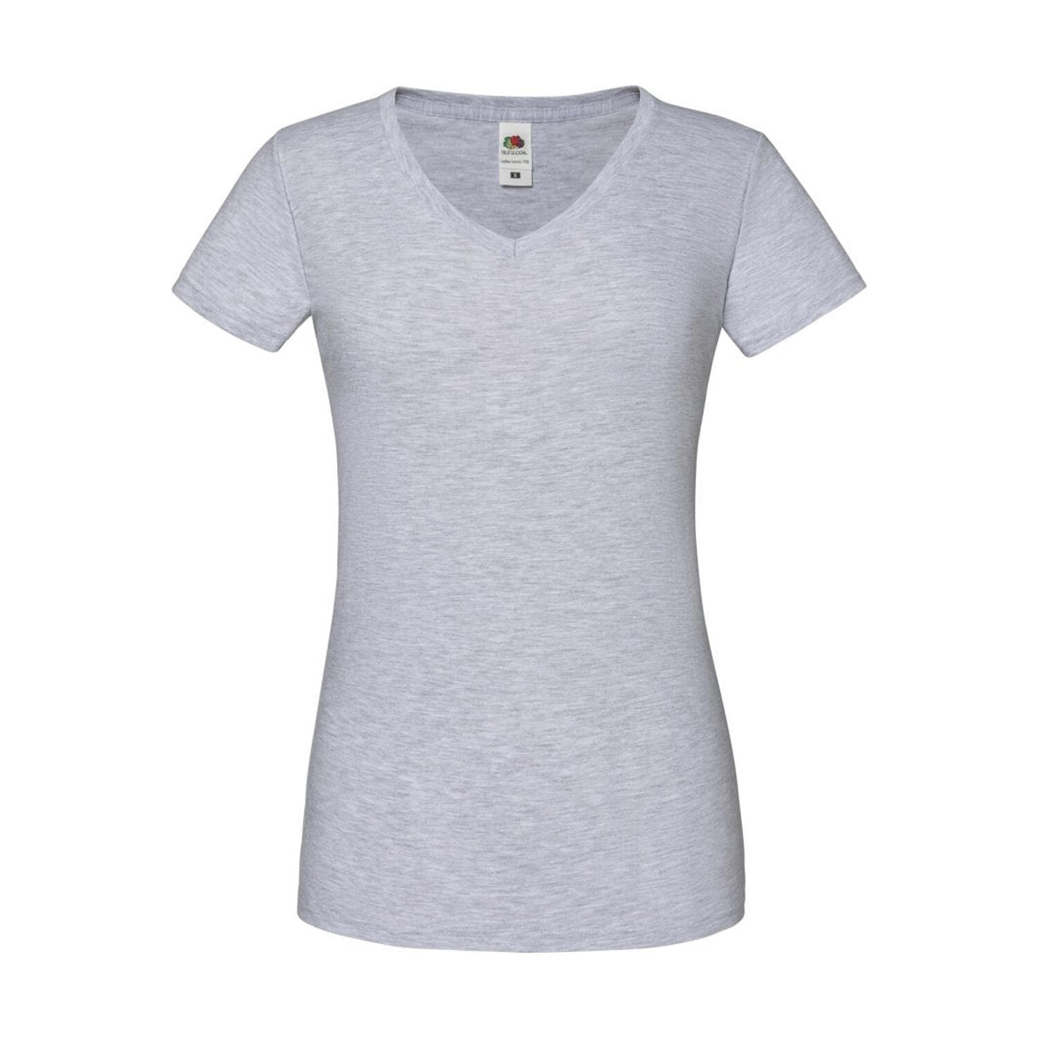 Fruit Of The Loom - Tshirt Iconic Femme (gris Chiné) - T-shirt Manches Courtes - Gris - 40 M - Decathlon