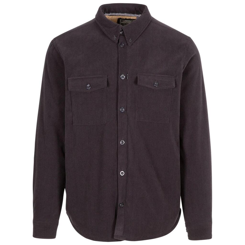 Mens Dattin Shirt (Dark Grey)