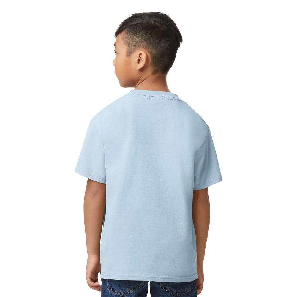 Maglietta Tocco Leggero Bambini Gildan Azzurro 2/3
