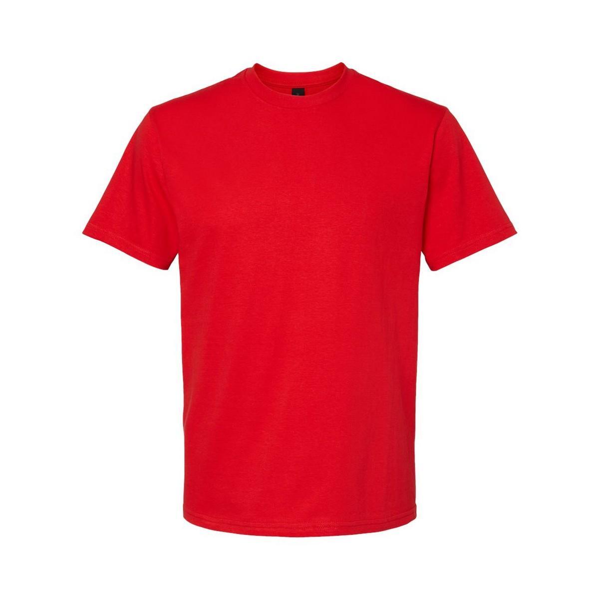 Gildan - Tshirt Softstyle Adulte (rouge) - T-shirt Manches Courtes - Rouge - 56 3xl - Decathlon