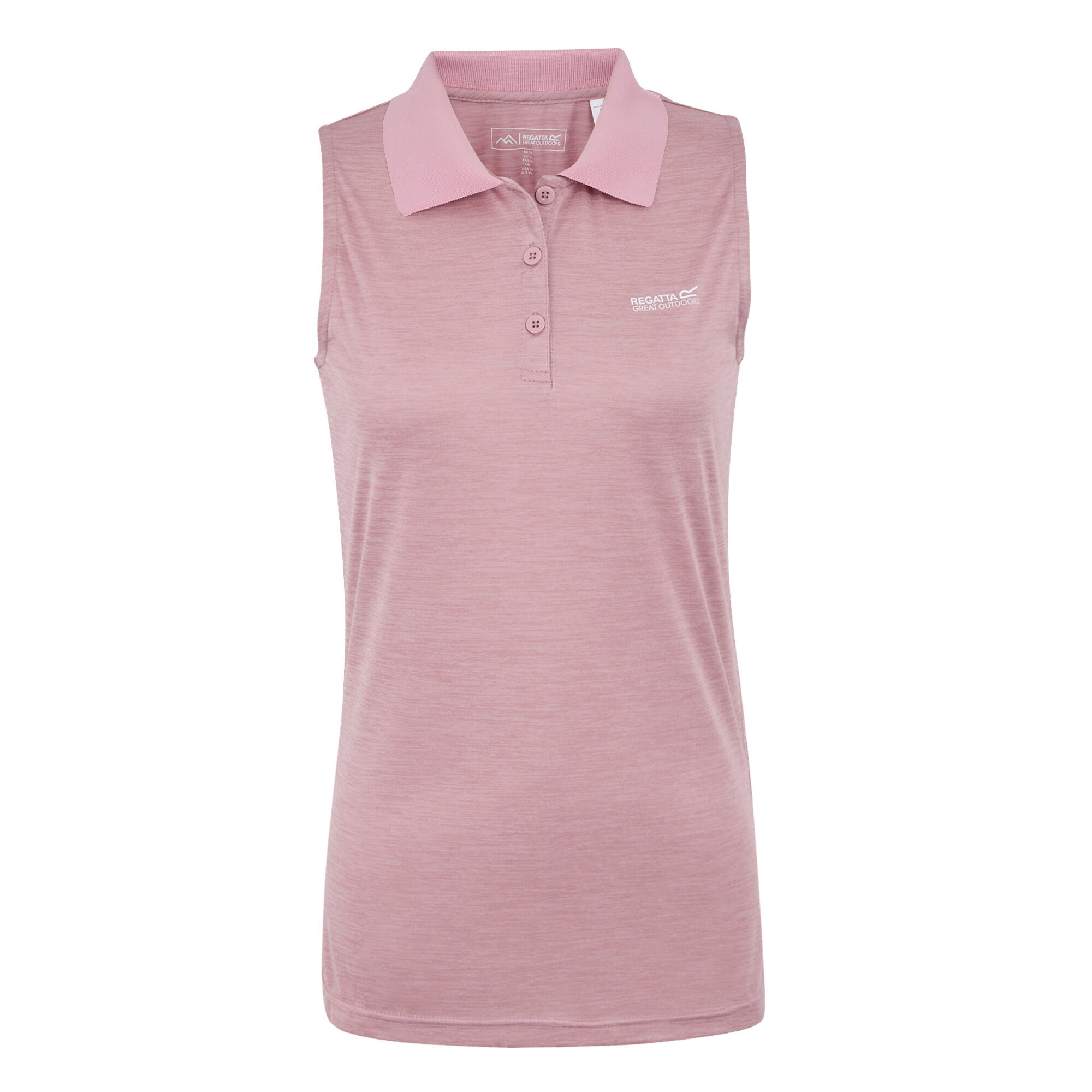 Regatta - Polo Sans Manches Tima Femme (lilas) - T-shirt Manches Courtes - Rose|rouge - Decathlon