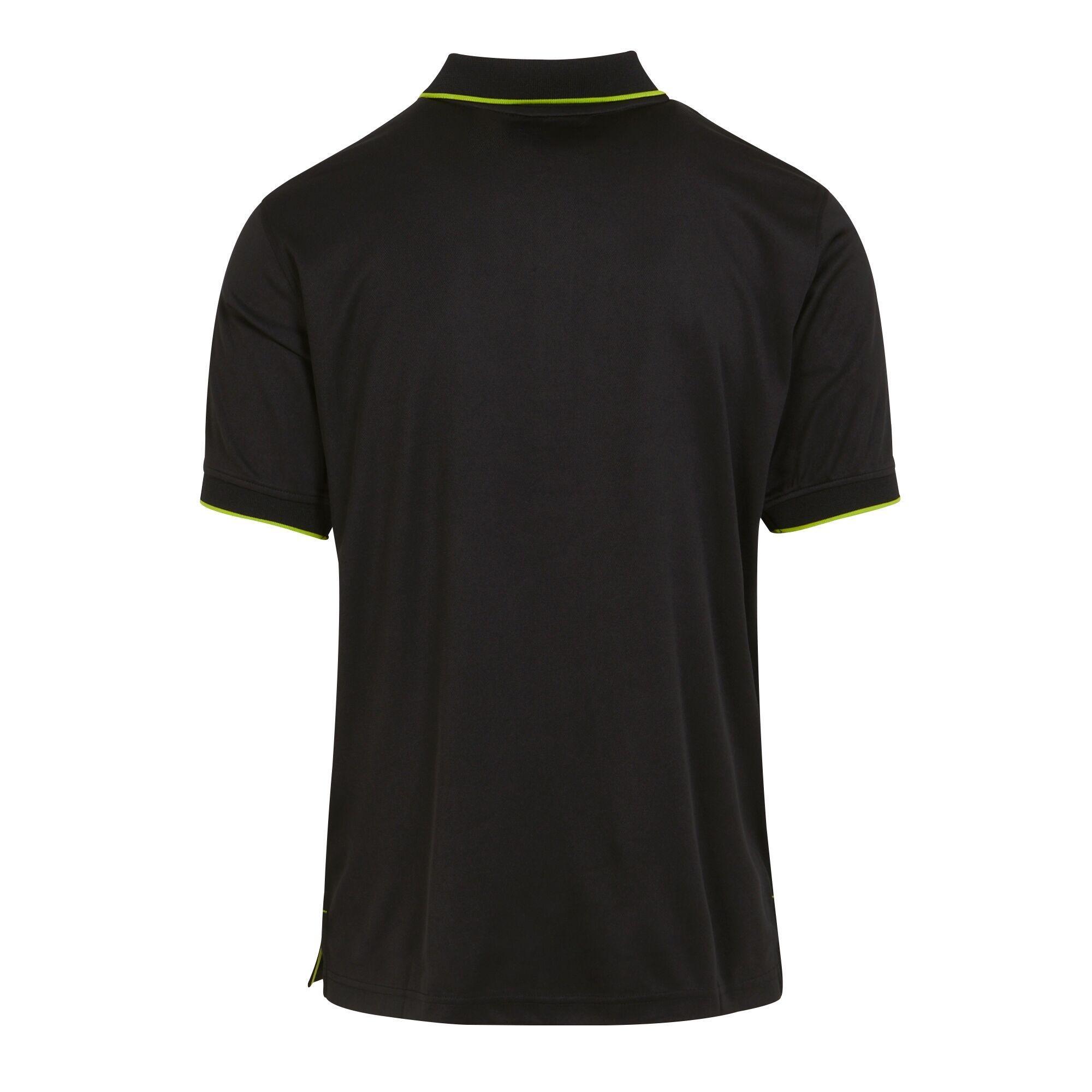Polo NAVIGATE Homme (Noir / Vert Citron) 2/5