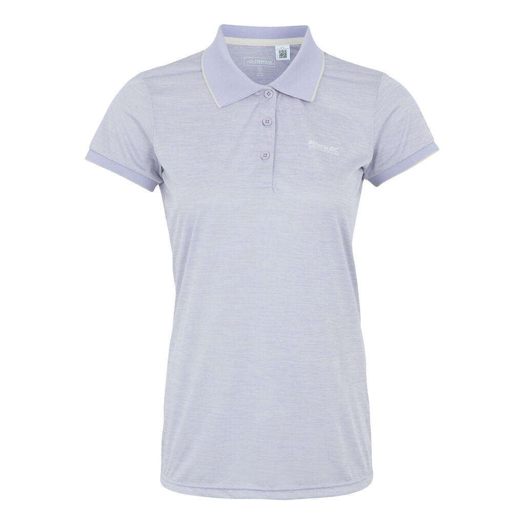 Womens/Ladies Remex II Polo Neck TShirt (Wisteria)