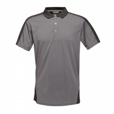 Herencontrast coolweave polo shirt (marine/nieuw koninklijk)