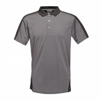 Polo CONTRAST Homme (Noir / Gris)