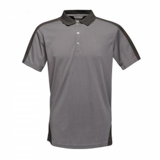 Polo CONTRAST Homme (Gris / Noir)