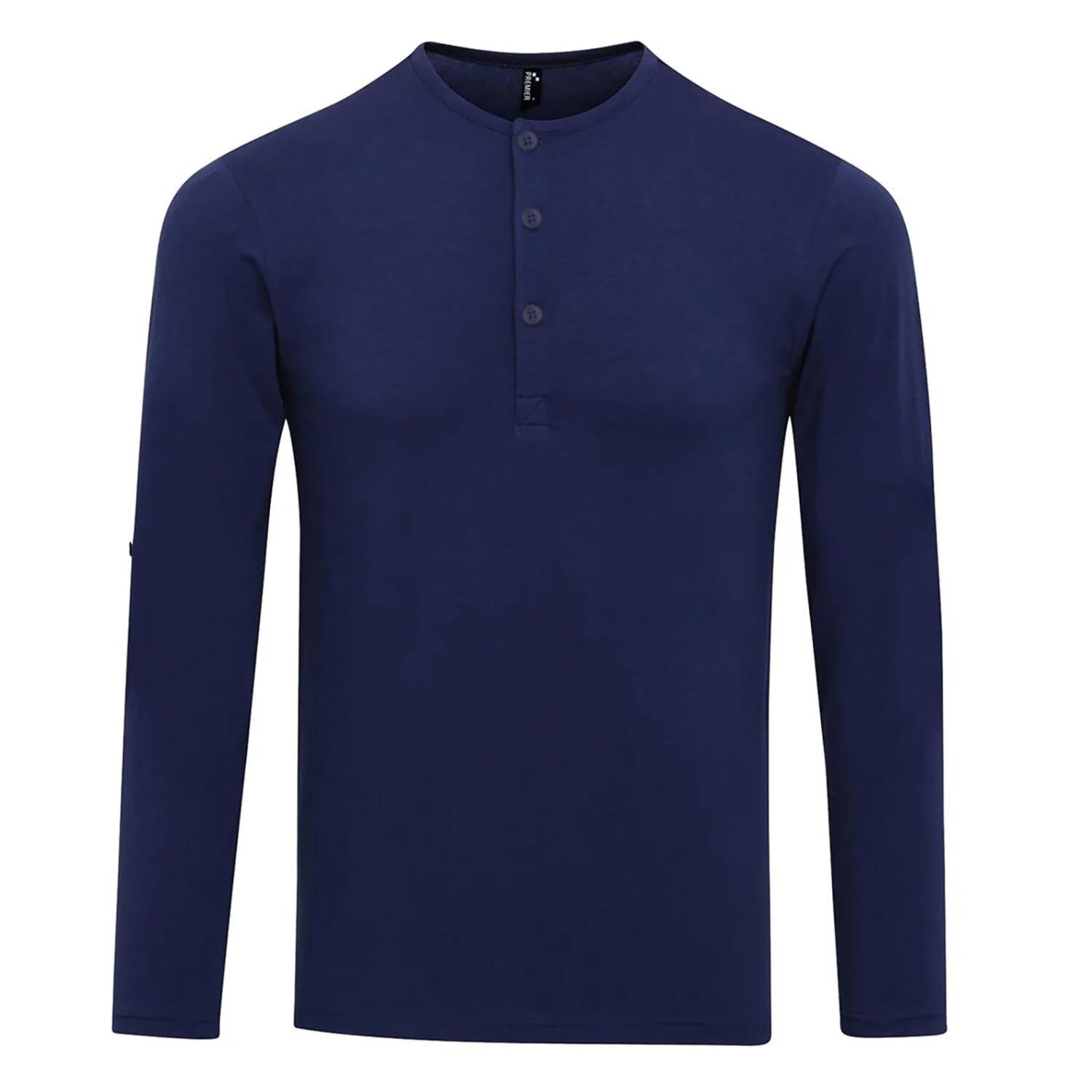 Tricou Drumeții În Natură Premier Long John Rolled Sleeves Bărbați