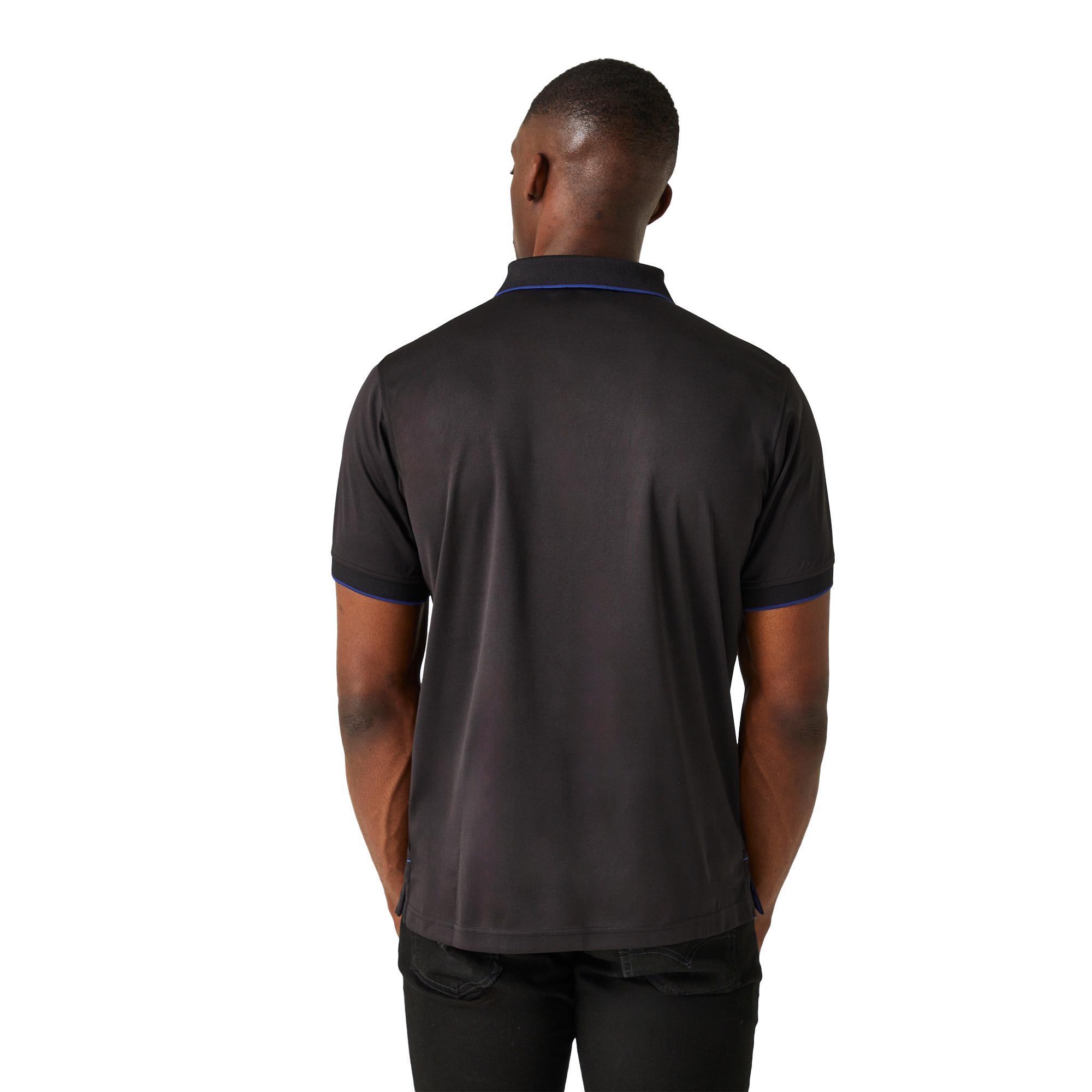 Polo NAVIGATE Homme (Noir / Bleu Roi) 4/5