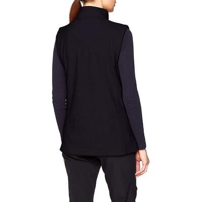 Vrouwen/dames micro fleece bodywarmer / gilet (zwart)