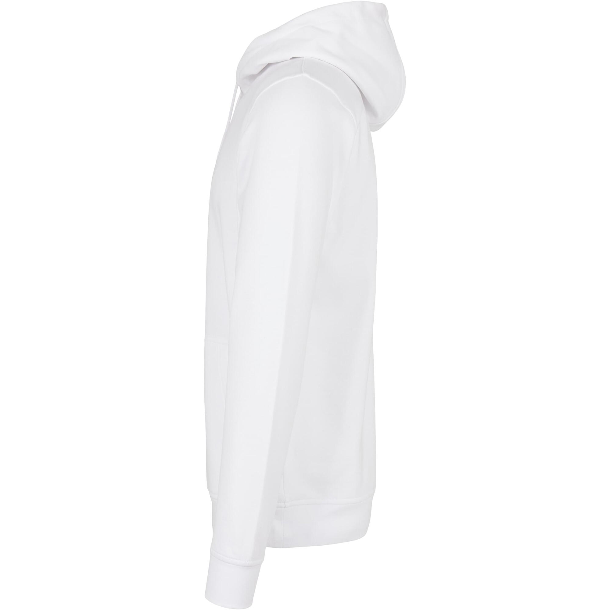 Unisex Volwassenen Basic Hoodie (Wit) 3/3