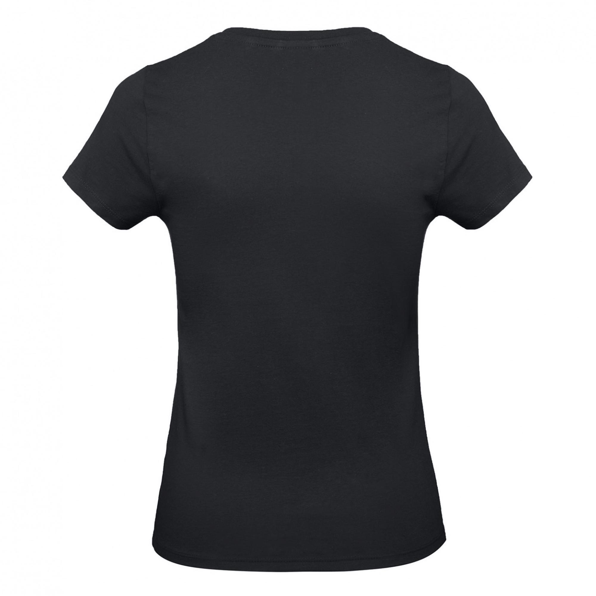 Dames Softstyle Midweight Tshirt (Standplaats Zwart) 2/2